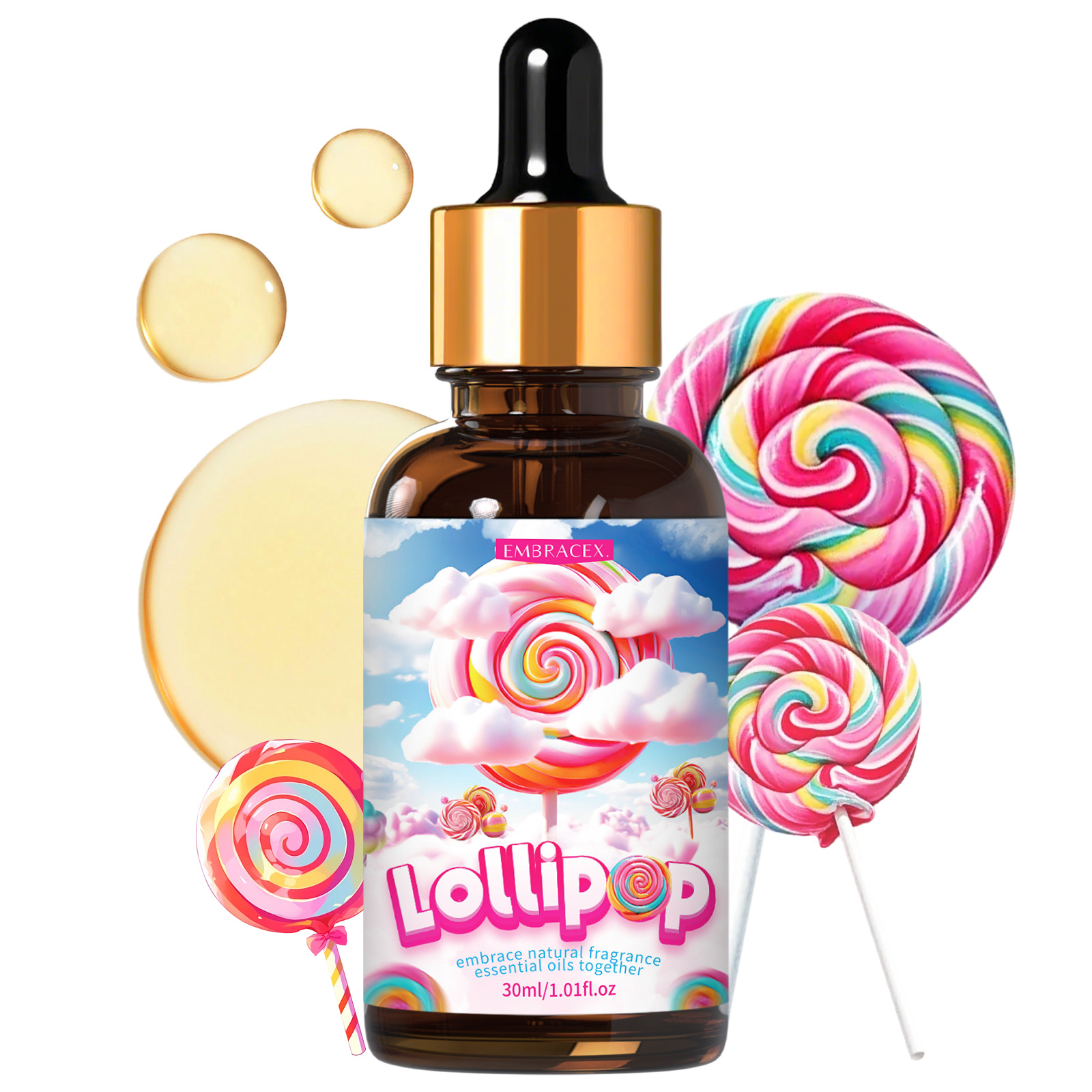 Candle Making Supplies Fragrance Oils - 30Ml Minyak Esensial Lollipop Minyak Pengharum