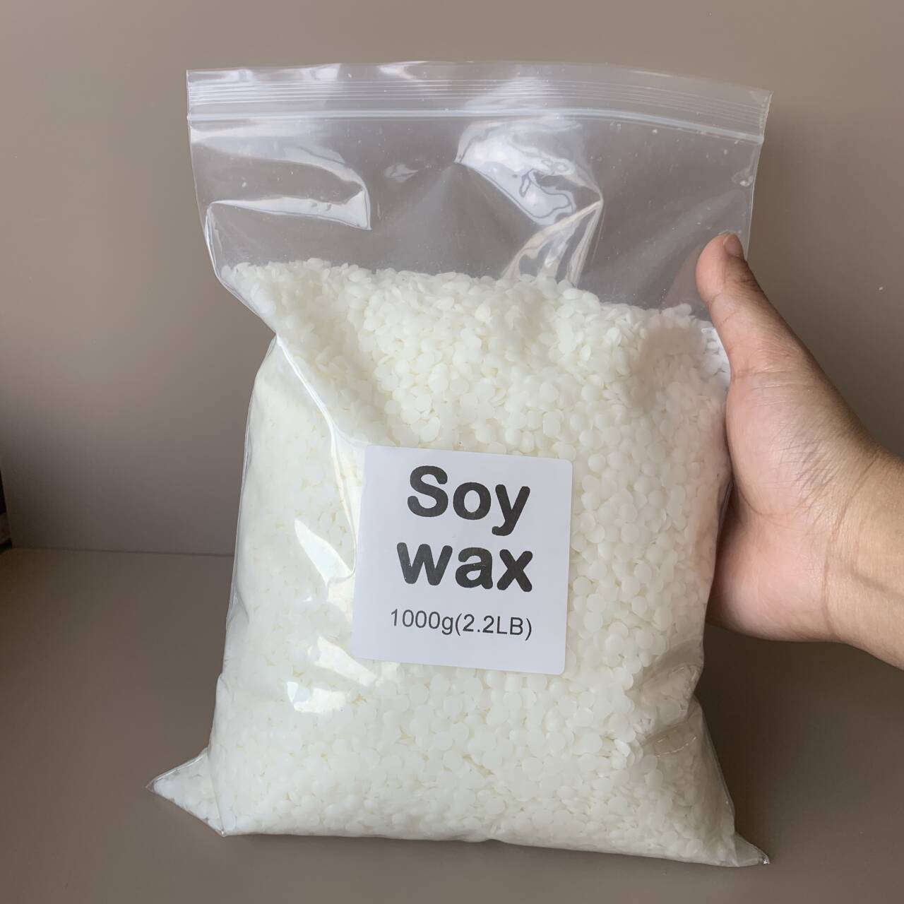Candle Supplies Bulk - 50G-1000G 100% Lilin Kedelai Alami Bahan