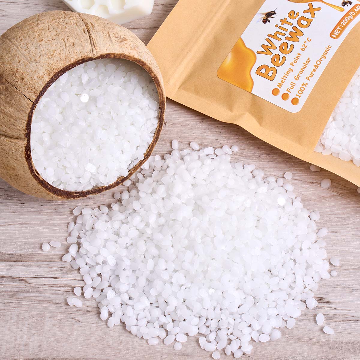 1000G Lilin Lebah Putih DIY Ba - Candle Supplies Bulk ulasan dan harga