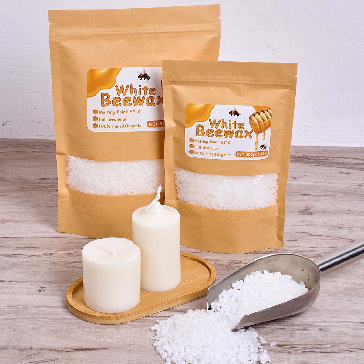 1000G Lilin Lebah Putih DIY Ba - Candle Supplies Bulk ulasan dan harga