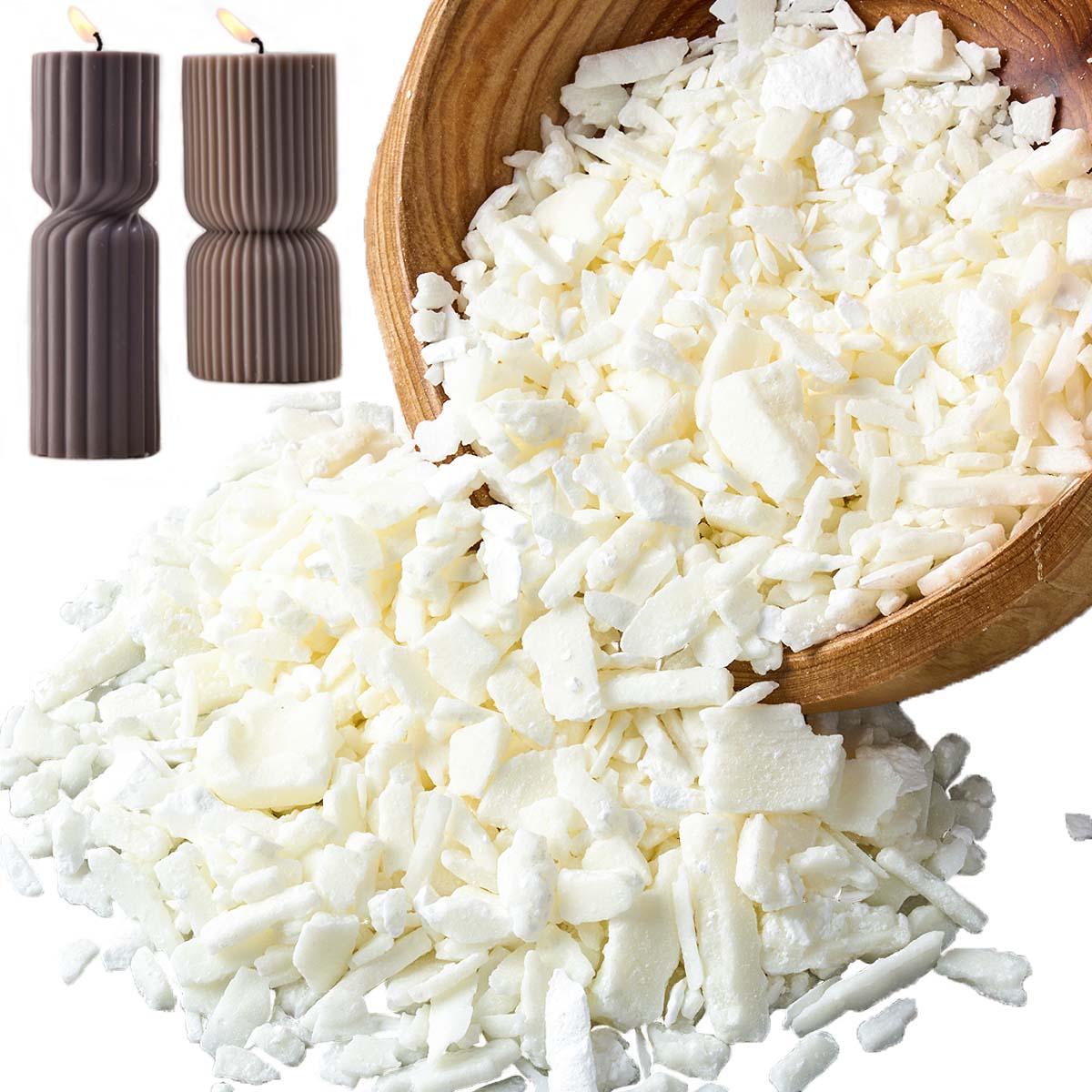 1 Pon Lilin Kedelai Putih Murn - Candle Supplies Bulk ulasan dan harga