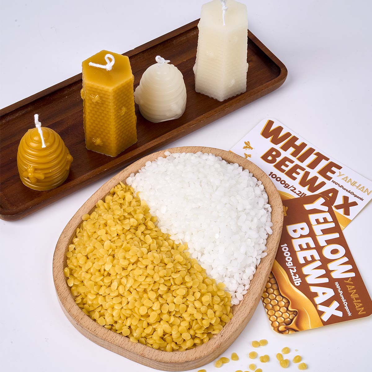 1000G Lilin Lebah Kuning Putih - Candle Supplies Bulk ulasan dan harga