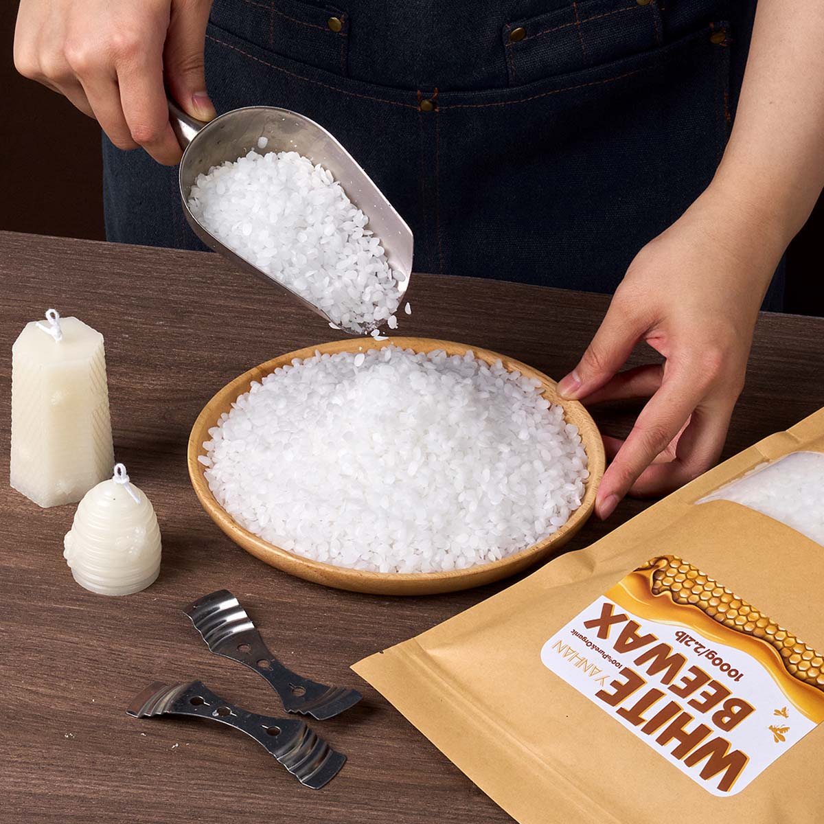 1000G Lilin Lebah Kuning Putih - Candle Supplies Bulk ulasan dan harga