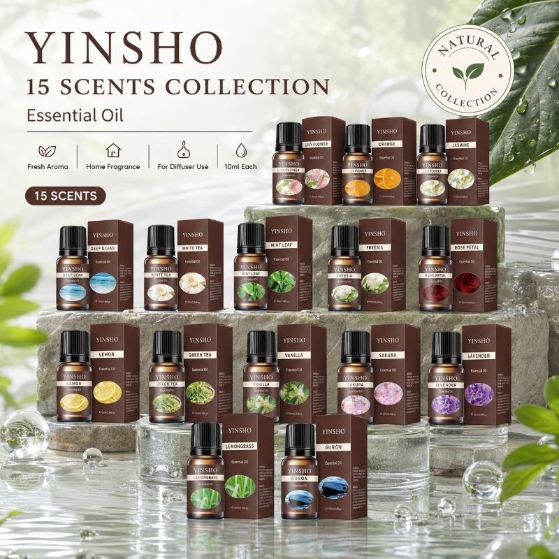 Set Minyak Esensial Aromaterap - Candle Making Supplies Fragrance Oils ulasan dan harga